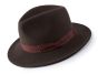 Montique Men's Fashion Wool Fedora Hat - Solid Color