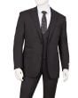 Vittorio St Angelo Men's Outlet 3 Piece Suit - Double Breasted Vest