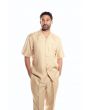 Stacy Adams Men's 2 Piece Walking Suit - Short Sleeve