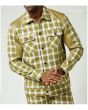 Stacy Adams Men's 2 Piece Urban Walking Suit - Light Plaid