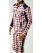 Stacy Adams Men's 2 Piece Urban Walking Suit - Light Plaid