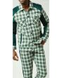 Stacy Adams Men's 2 Piece Urban Walking Suit - Light Plaid