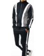 Stacy Adam's Men's 2 Piece Athletic Walking Suit - Layered Patterns