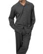 Montique Men's 2 Piece Long Sleeve Walking Suit - Bold Color