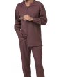 Montique Men's 2 Piece Long Sleeve Walking Suit - Bold Color