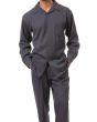 Montique Men's 2 Piece Long Sleeve Walking Suit - Bold Color