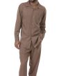 Montique Men's 2 Piece Long Sleeve Walking Suit - Bold Color