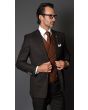 Statement Men's 3 Piece 100% Wool Fashion Suit - Varied Windowpane