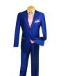 Vinci Men's 5 Piece Fashion Elegance Suit - Free Tie and Hanky