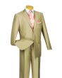 Vinci Men's 5 Piece Fashion Elegance Suit - Free Tie and Hanky