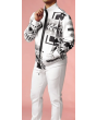 Stacy Adam's Men's 2 Piece Athletic Walking Suit - Abstract Style