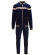 Stacy Adams Men's 2 Piece Velour Walking Suit - Chainlink