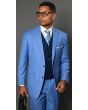 Statement Men's 3 Piece 100% Wool Fashion Outlet Suit - Bright Checkerboard