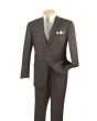 Vinci Men's 2 Piece Wool Feel Executive Outlet Suit - Solid Color