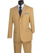 Vinci Men's 2 Piece Poplin Outlet Suit - 2 Button Jacket