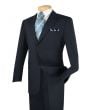 Vinci Men's 2 Piece Poplin Discount Suit - Clean Cut Look