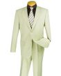 Vinci Men's 2 Piece Poplin Discount Suit - Clean Cut Business