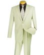 Vinci Men's 2 Piece Poplin Outlet Suit - 2 Button Jacket