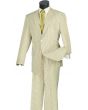 Vinci Men's 2 Piece Outlet Seersucker Suit - Stylish 100% Cotton