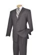 Vinci Men's Outlet 2 Piece Wool Feel Executive Suit - Extra Long Sizes