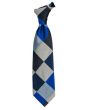 Karl Knox Classic Printed Tie - Quad Color Checker