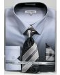 Daniel Ellissa Men's Convertible Cuff Shirt Set - Fashion Multicolor