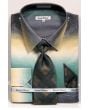 Daniel Ellissa Men's Outlet Convertible Cuff Shirt Set - Fashion Multicolor