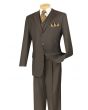 Vinci Men's Outlet 3 Piece Solid Executive Suit - Many Colors Available