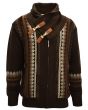 Silversilk Men's Sweater - Double Buckle Collar