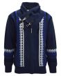 Silversilk Men's Sweater - Double Buckle Collar