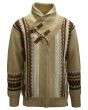 Silversilk Men's Sweater - Double Buckle Collar