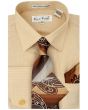 Karl Knox Men's French Cuff Shirt Set - Fashion Checkered