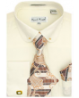 Karl Knox Men's French Cuff Shirt Set - Exotic Stripe Patterns