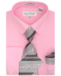 Karl Knox Men's French Cuff Shirt Set - Multi Style Stripes