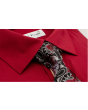 Karl Knox Men's French Cuff Shirt Set - Exciting Jacquard