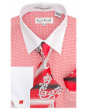 Karl Knox Men's French Cuff Shirt Set - Light Checker