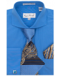 Karl Knox Men's French Cuff Shirt Set - Wide Collar