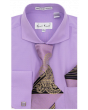 Karl Knox Men's French Cuff Shirt Set - Wide Collar