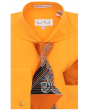 Karl Knox Men's French Cuff Shirt Set - Wide Collar