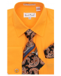 Karl Knox Men's French Cuff Shirt Set - Layered Patterns