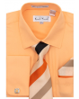 Karl Knox Men's French Cuff Shirt Set - Bold Stripes