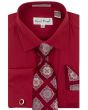 Karl Knox Men's French Cuff Shirt Set - Diamond Tiles