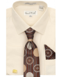 Karl Knox Men's French Cuff Shirt Set - Sleek Designs