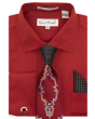 Karl Knox Men's French Cuff Shirt Set - Thorn Pattern