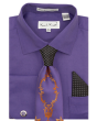 Karl Knox Men's French Cuff Shirt Set - Thorn Pattern