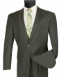 SMB Couture Men's Outlet 2 Piece Executive Suit - Solid Colors