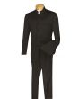 Vinci Men's 2 Piece Nehru Outlet Suit - 5 Button Fashion Style