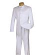 Vinci Men's 2 Piece Nehru Outlet Suit - 5 Button Fashion Style