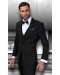 Statement Men's 3 Piece Wool Blend Outlet Suit - Solid Colors