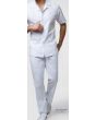 Stacy Adams Men's 2 Piece Walking Suit - Linen and Cotton